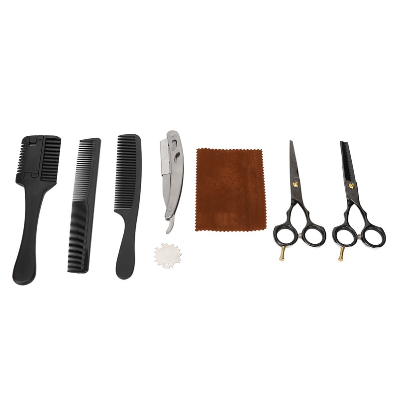 Hair Cutting Scissors Set Haircut Shears Comb Barber Scissors Tools