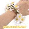 COLLBATH 1 Set Daisy Flower Crown Wristband: Floral Hair Accessories
