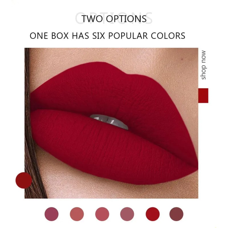 Set 6 Labiales Líquidos Lipstick Set