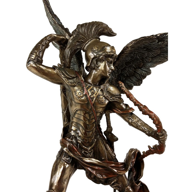 Veronese 9.5 Inch Archangel Saint Uriel with Crossbow Statue Sculpture