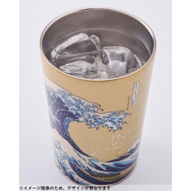 Reach Will RXH-JP46AF Thermos Flask Japanese Traditional Culture Stainless Steel Tumbler, 16.2 fl oz (460 ml), Red Fuji