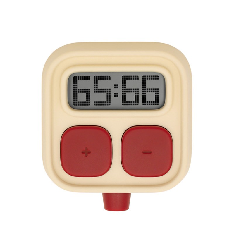 Digital Kitchen Timer LCD Display Robot Shaped Portable Countdown Timer