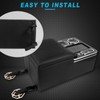Car Center Console Armrest Organizer: with W-ireless Charging, Fast Charging,