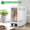 NutriChef Vertical Rotisserie Oven Roaster - Rotating Shawarma/Kebab Machine with