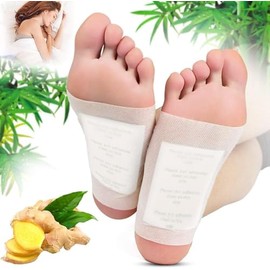 Parche de Pie Detox, Parches Para Los Pies 200 pcs, Parches Natural de Artemisa se Utiliza para Aliviar el Estrés en el Cuerpo, Mejorar la Calidad del Sueño y Eliminar las Toxinas del Cuerpo