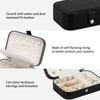 Smileshe Jewelry Box, PU Leather Small Portable Travel Case, 2