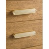 JIASENBAO 10 Pack Gold Cabinet Pulls 5" Hole Center Brushed