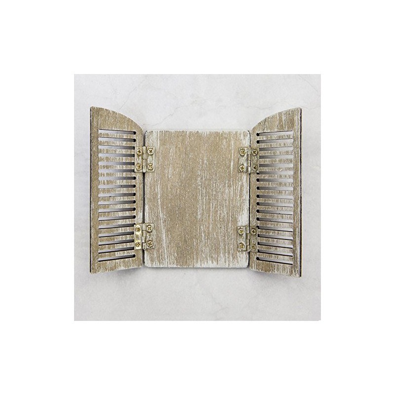 Prima Marketing 655350993702 Memory Hardware-Wood Shutters, Embellishment