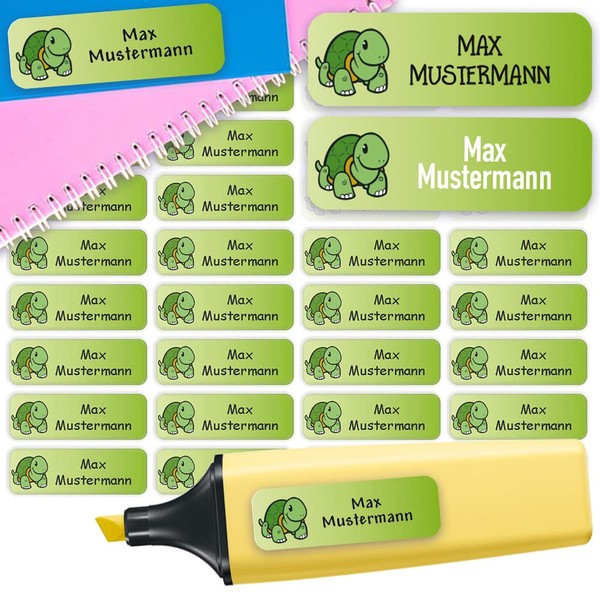 Sunnywall® Customisable Name Stickers - 4.8 x 1.6 cm -