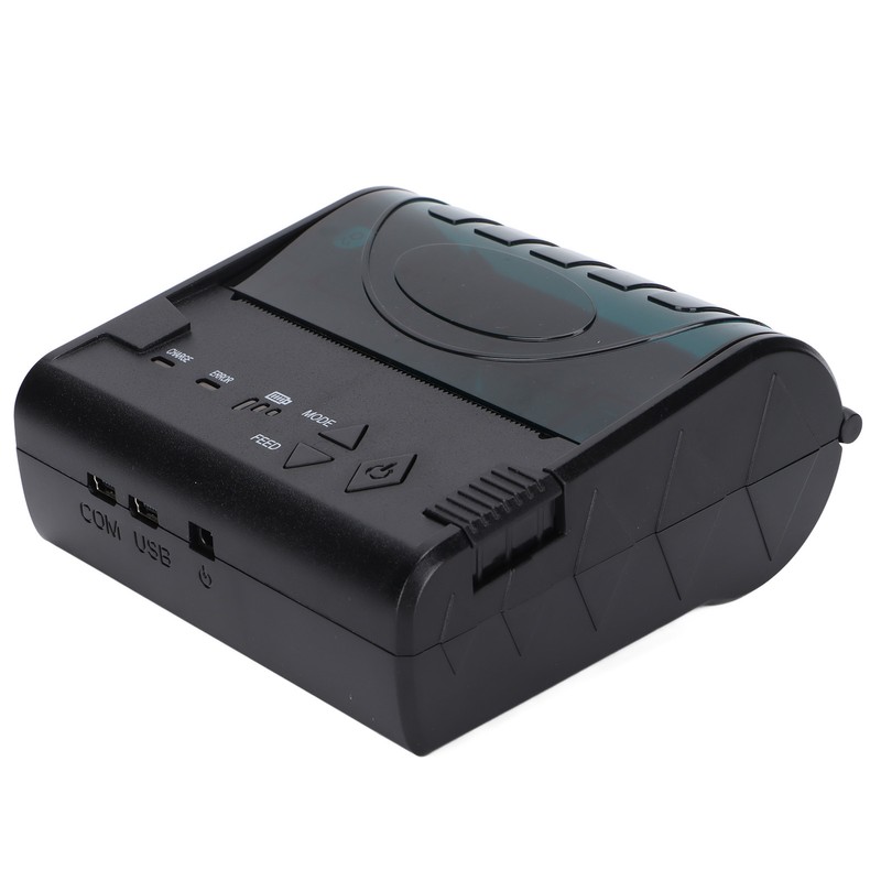 Label Printer 80mm Mini Portable Stable Convenient Thermal Printer for