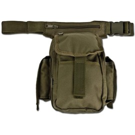 Miltec Unisex Adult Olive Thigh Bag, OD Green, One Size