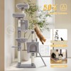 UYMI 64-Inch Large Cat Tree for Indoor Cats, Multi-Level Tall