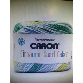 Caron Cinnamon Swirl Cakes Yarn -- Sour Lime -- NIP