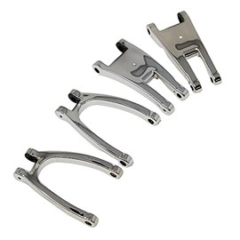 Redcat RER14524 Front Upper and Lower Arms (Chrome, 1 set)