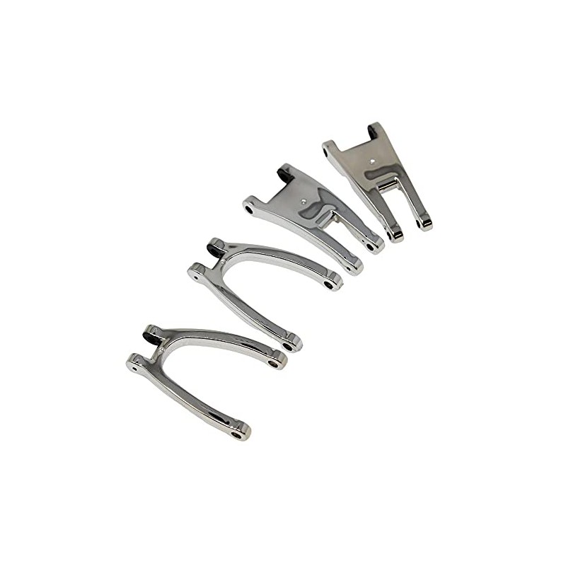 Redcat RER14524 Front Upper and Lower Arms (Chrome, 1 set)