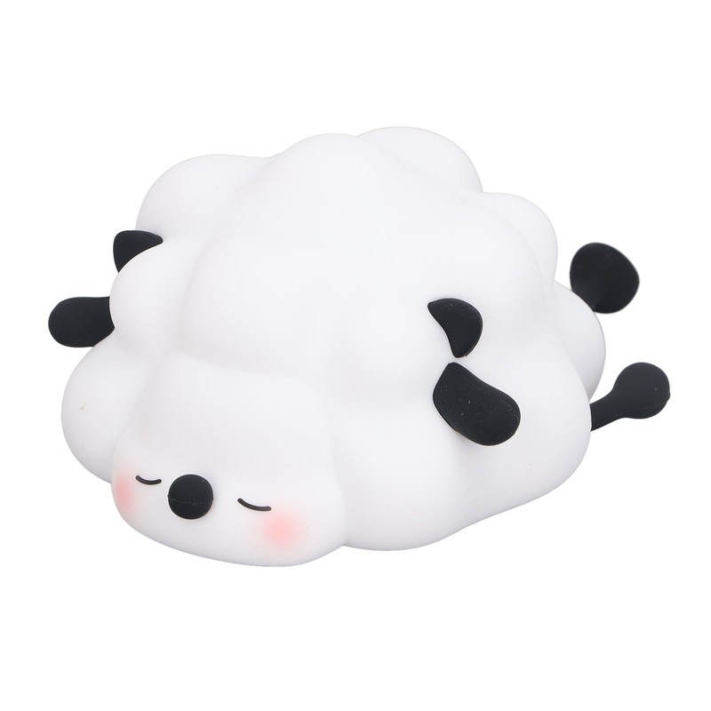Night Lamp Cute Cartoon Sheep Modeling Three Speed Lighting Eye