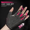 Guantes de ciclismo para hombre y mujer, con almohadilla antideslizante