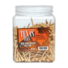 Gt Golf Supplies Texas Jar of Tees 2 3/4" - 500 Count - Natural