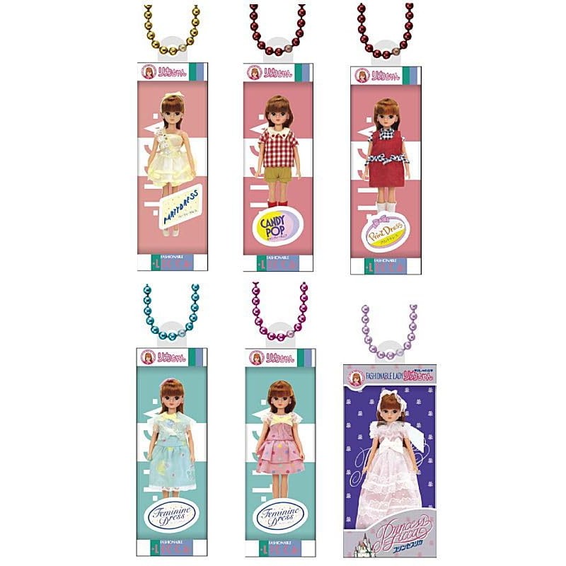 Licca-chan Miniature Package Collection, 3rd Generation, Licca-chan Series, 6 Types