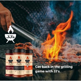 JJ's Meat Fixins Sweet Habanero Seasoning Rub, Award Winning! Spicy Hot, 4.5 oz (127.6g) 8 fl.oz Bottle