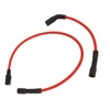 2 Pcs 8mm Spark Plug Wire Set Rubber Sparking Plug