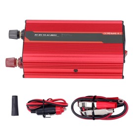 DC12V to AC220V Power Inverter Aluminum Alloy Pure Sine Wave Intelligent Car Converter for Outdoor Camping 300W