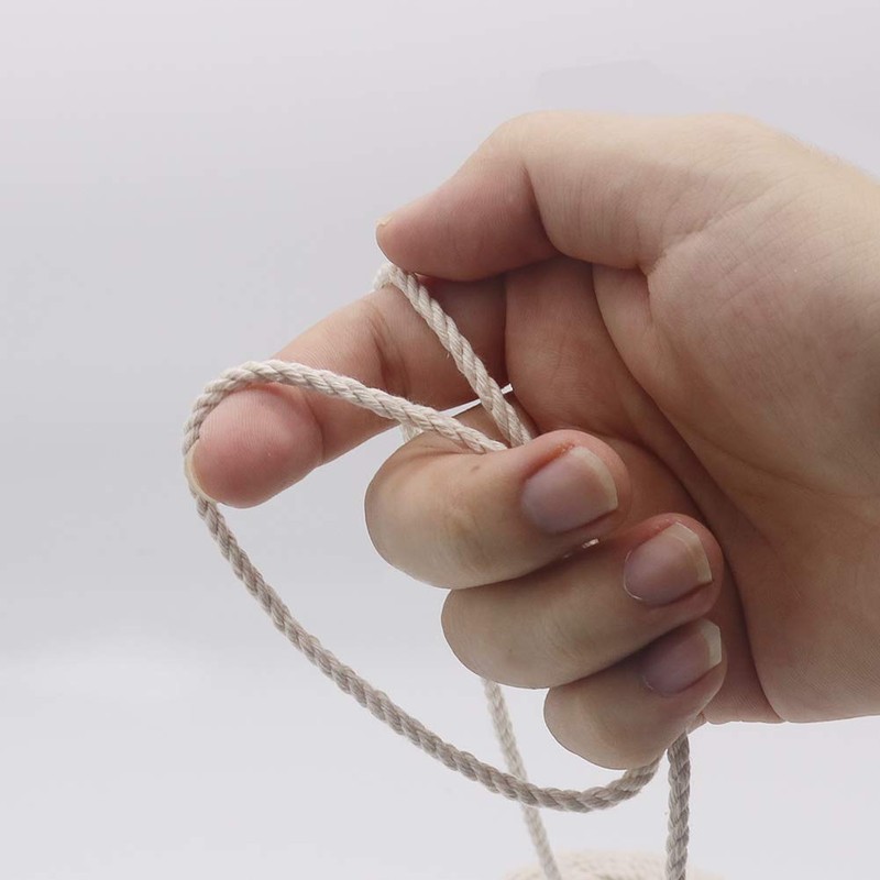 4mm Macrame Cord, 165 Feet Thick Cotton Macrame Rope for