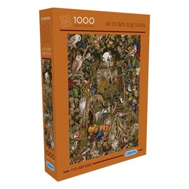 The Art File - Autumn Equinox | 1000 Piece Puzzle | Beautiful Forest Castle | Sustainable Puzzle for Adults | 100% Recycled Premium Pad | Great Gift for Adults | Gibsons
