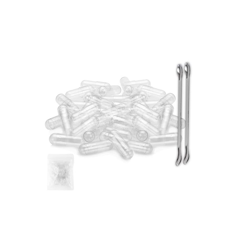 Vegan Empty Capsules Size 0, Empty Capsules for Filling Vegetarian,