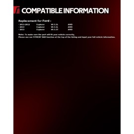 Torchbeam Front Struts Shock Absorber Complete Assembly Automotive Replacement for Ford Explorer 2011-2013 272620/272621 2 PCS