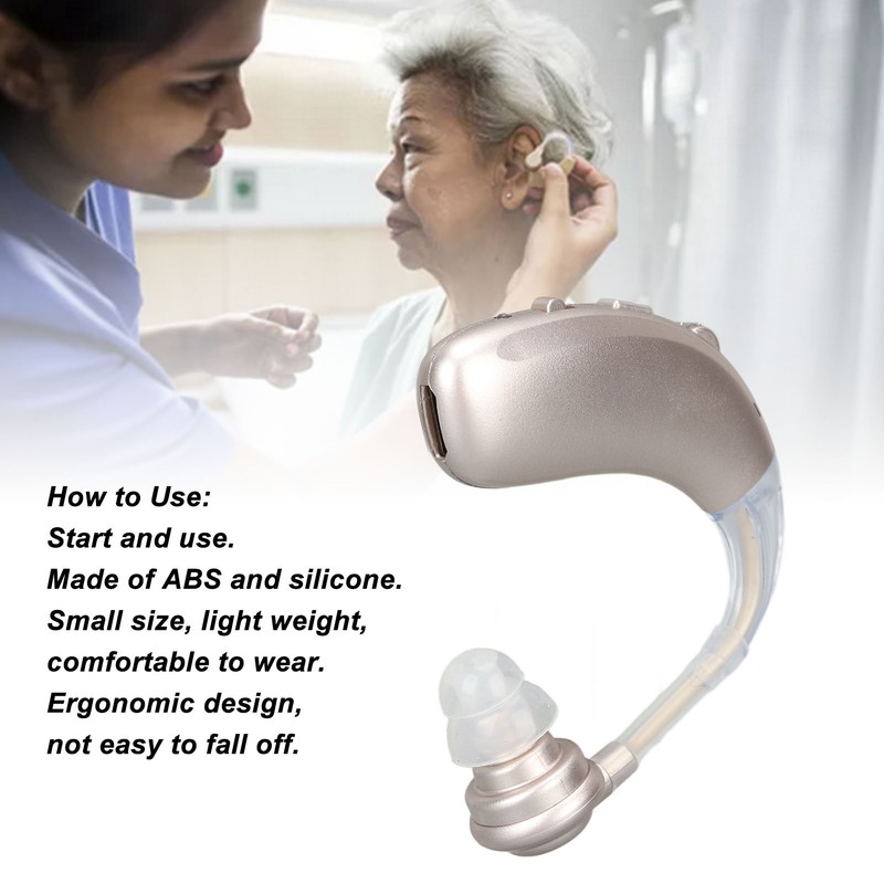 Sound Aid Rechargeable Hearing Device Voice Amplifier Headphone for Movie