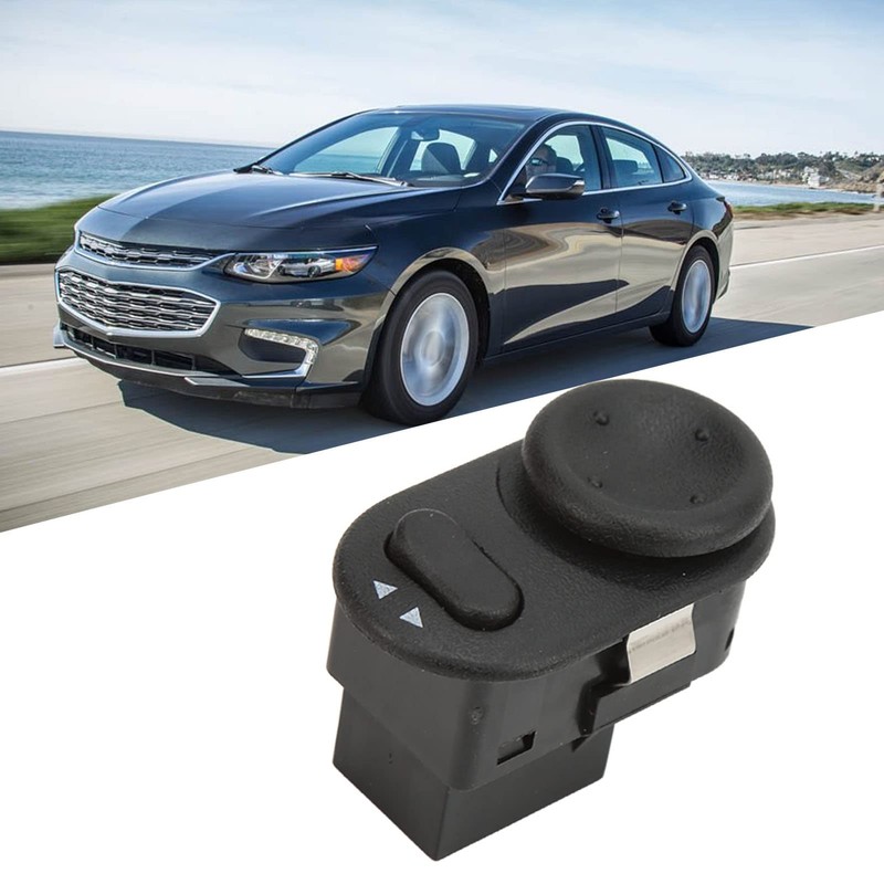 Qiilu Power Mirror Switch, 15250458 Side Door Mirror Switch Exterior