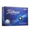 Titleist Tour Soft Golf Ball, White AIM 360, Pack of