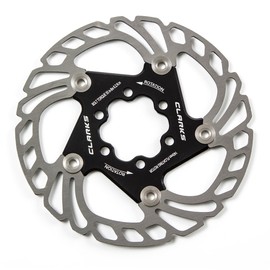 Clarks Cycle Systems AR18 Floating 6-Bolt Disc Brake Rotor, Black, 140mm