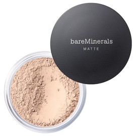 bareMinerals bareMinerals Original Matte Loose Mineral Foundation SPF 15, Powder Foundation Makeup, Buildable Coverage, Reduces Shine, Talc Free Foundation, Vegan