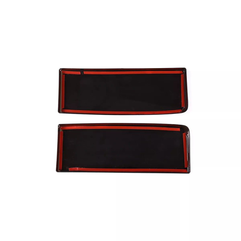 Unbranded Fit For Hummer H2 Smoked Blackout Tail Light Covers