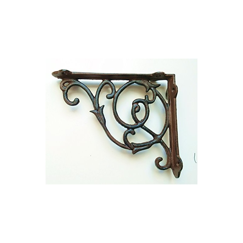 SPRING LIFE Victorian style Cast Iron Ornate Shelf Bracket in