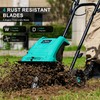 IncwBo Electric Rototiller Garden Tiller 12 Inch Tilling Width 8-Inch
