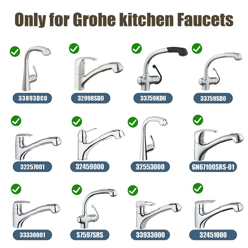 Kitchen Faucet Hose Replacement for Grohe 48293000 Flexible Shower Hose