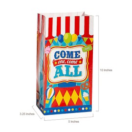 Fun Express Carnival Treat Bags with Stickers Bulk 48 Pc