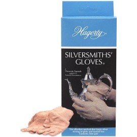 Hagerty 2 Count Silversmith Gloves Clean Polish Prevent Tarnish Sterling Silver Gold