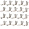 TOP-VIGOR 5mm Shelf Support, 20 Pieces L Shaped Support Brackets