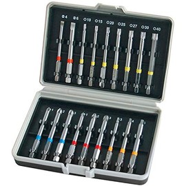 HM Müllner Bit Set 18-Piece Bit Box Long Bit 75 mm Long Type 3018S