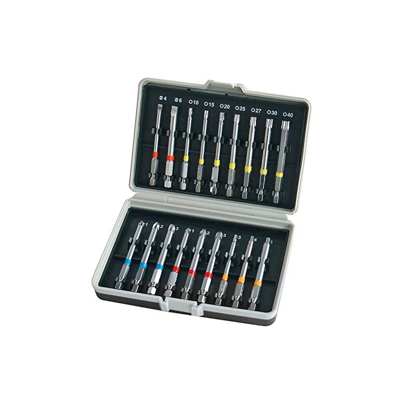 HM Müllner Bit Set 18-Piece Bit Box Long Bit 75