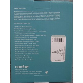 Nambe Christmas Tree Ornament Silver and Gold New in Box