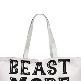 Le Jardin du Lin Printed Shopping Bag, Foldable, Fabric Bag with Two Long Handles, Size: 47 x 42 cm