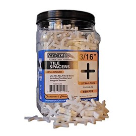 Daddy Long Leg 3/16" Tile Spacers - 650 Pieces - Jar