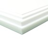 BuyPlastic Natural White Teflon PTFE Virgin Plastic Sheet 1/16" Thick,