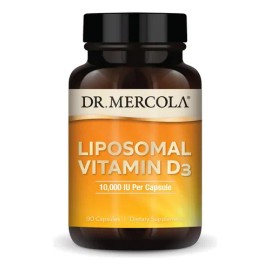 Dr. Mercola Liposomal Vitamina D3 10,000 Ui - 90 Cápsulas N/a