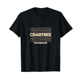 Vintage Crabtree, Pennsylvania Repeating Text T-Shirt
